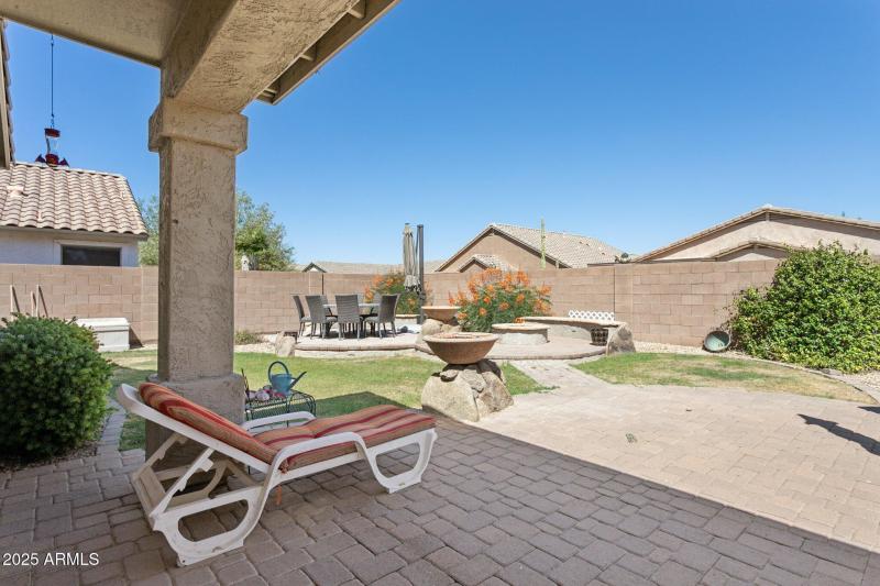Extended Patio w/Pavers