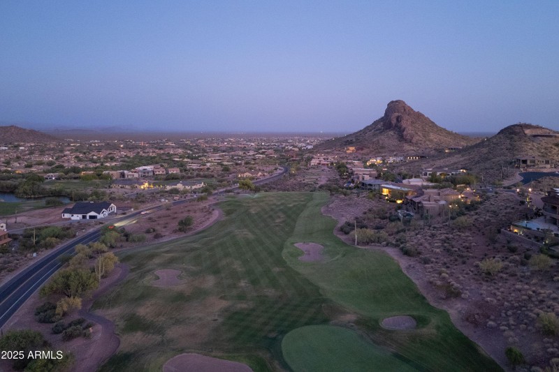 Dinosaur hole 11 dusk photo