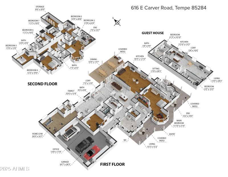 3d floorplan MLS EDiT - 616 E Carver Rd