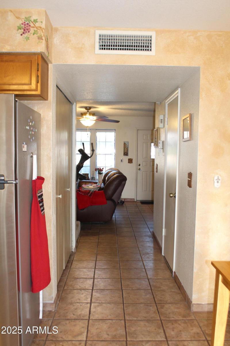 Hall way from kitchen