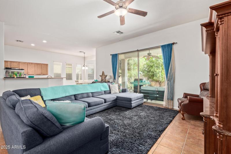 Large sliding glass door