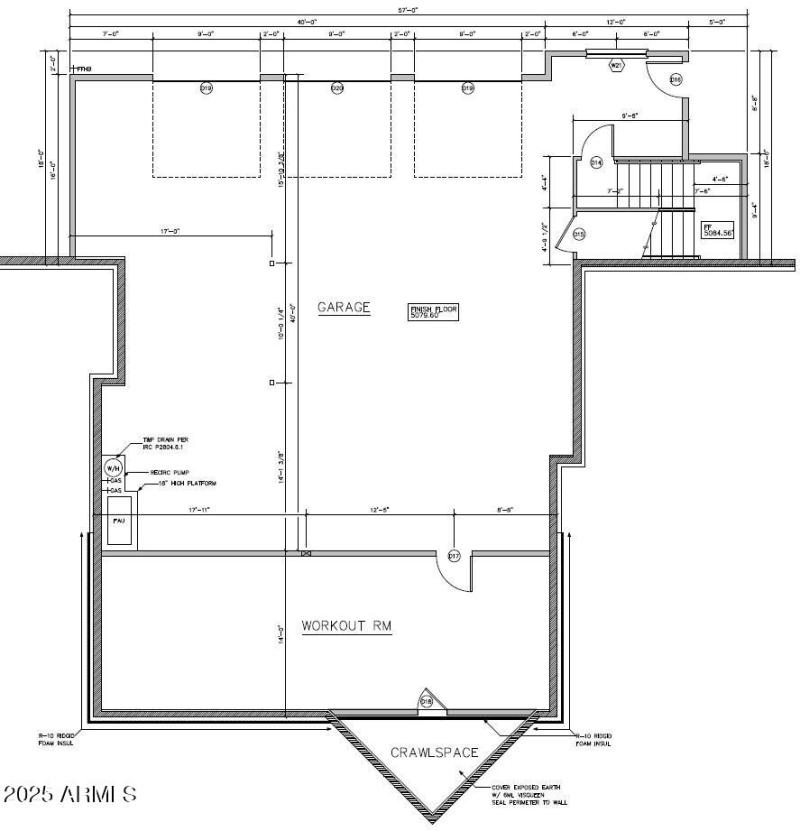 Garage Level Floor Plan