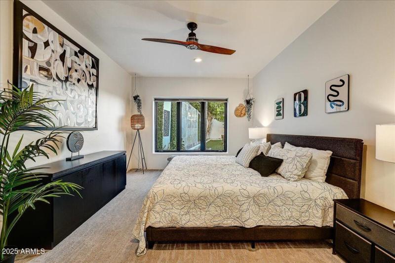 Bedroom 2 w/ Courtyard Views