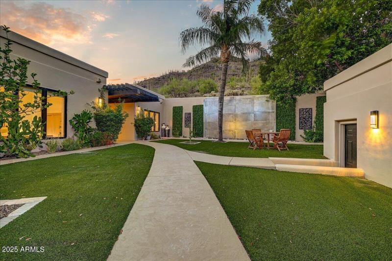 Courtyard Between Home & Garage