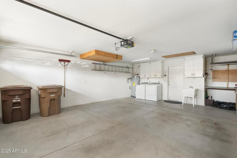 current Laundry Facilities in Garage