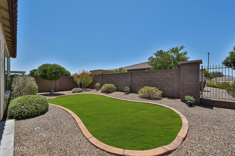 Backyard - Grass Virtually Enhanced