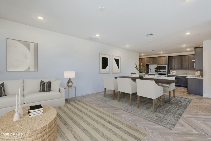 Virtually Staged Casual Dining Room