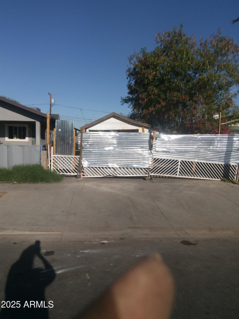 Front gate closed