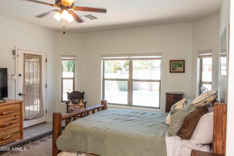 PRIVATE EXIT TO PATIO AND POOL