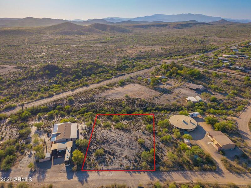 Front of Lot on Buckskin Trail