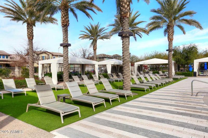 The Post-Pool Lounge Area