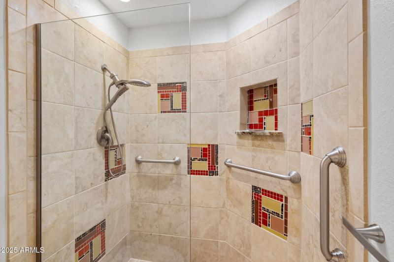CUSTOM TILED SHOWER