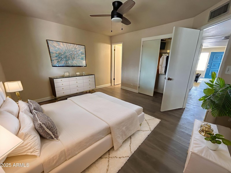 Staged Bedroom