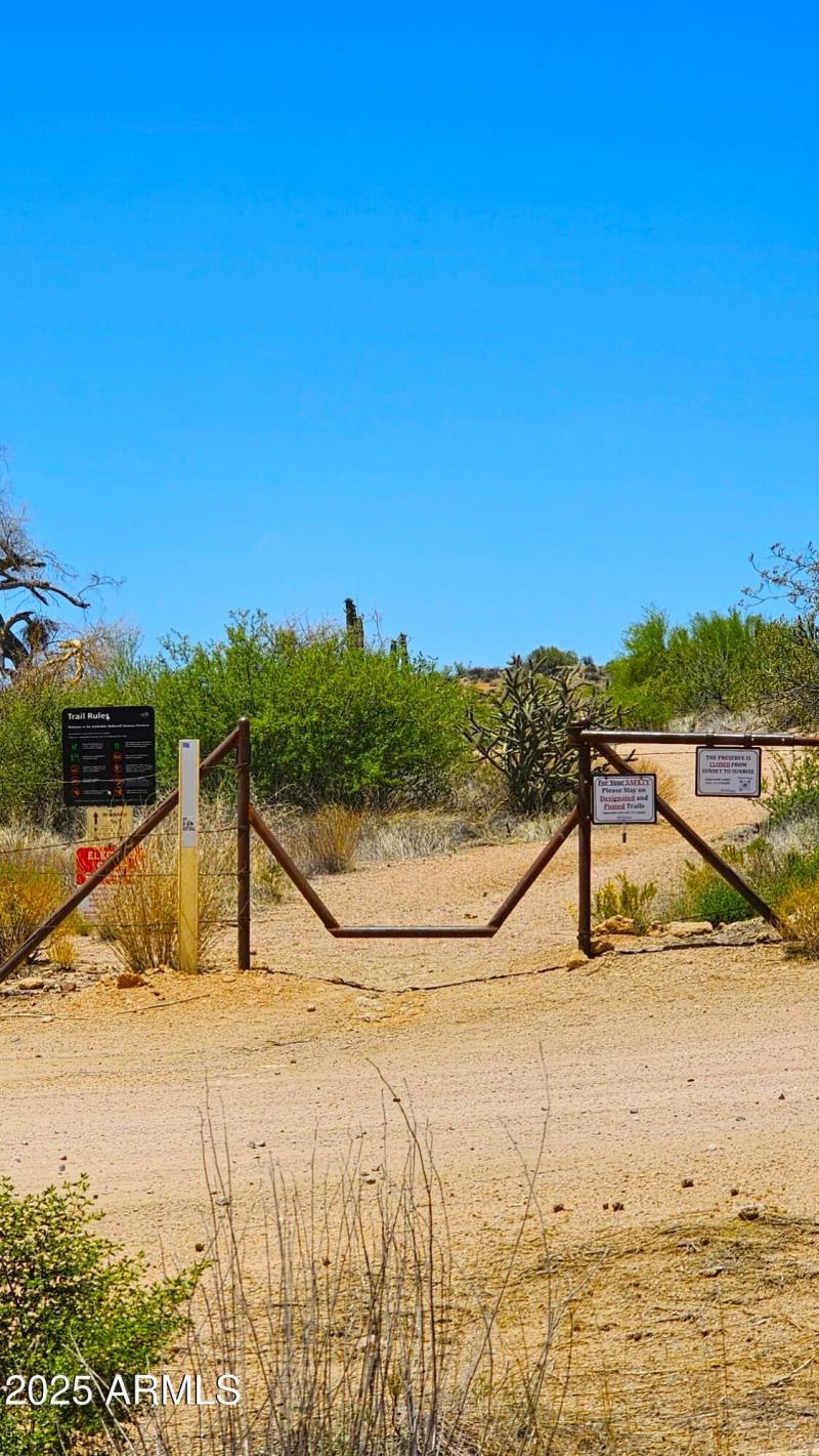 Scottsdale Preserve Entrance