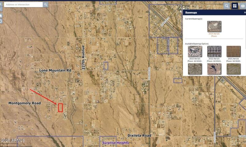 231st Avenue 5 Lots wide aerial