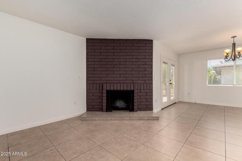 Cozy Corner Fireplace Feature