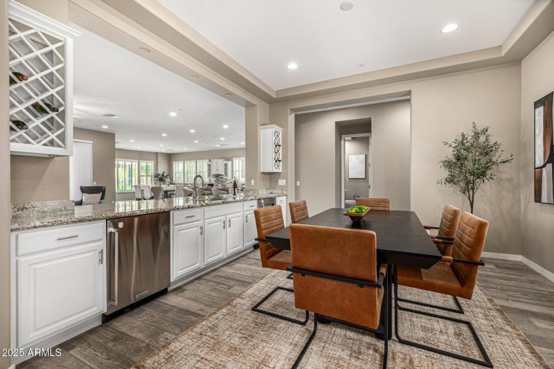 Formal Dining with Wet Bar