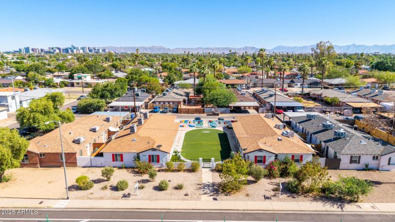 Aerial showing downtown