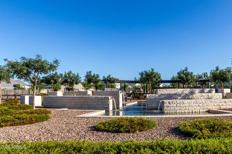 Gorgeous community waterfalls