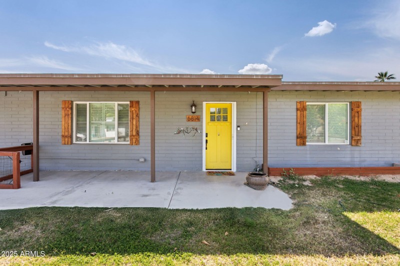 Front exterior entrance