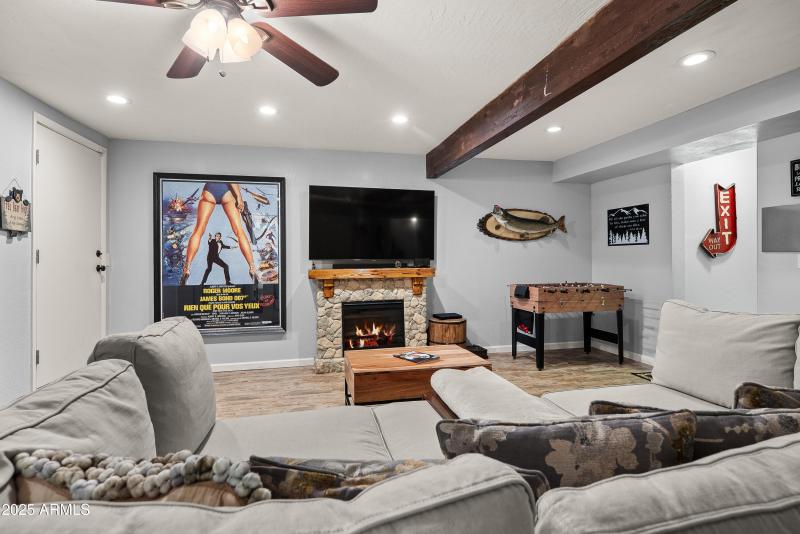 Family room with Fireplace