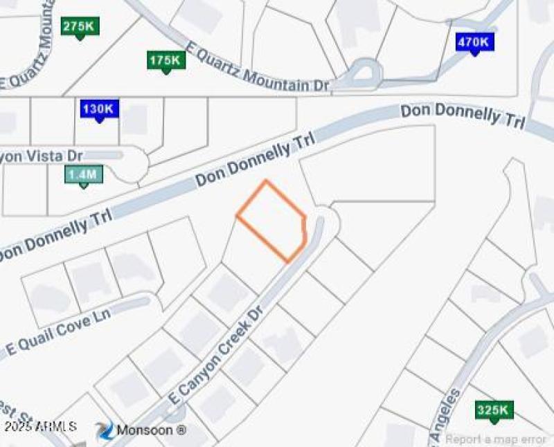 9072 E Canyon Creek Dr-parcel map