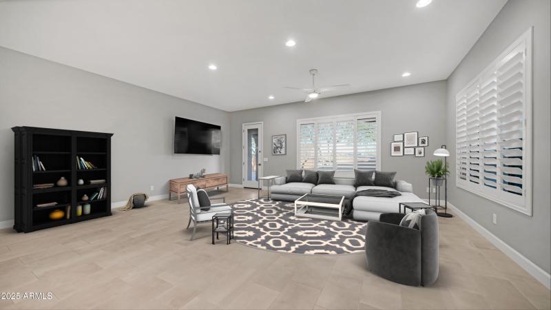 Great Room Staged