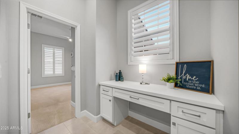 Built-in Tech Desk
