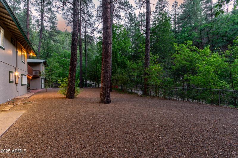 Perfectly manicured and cared for lot