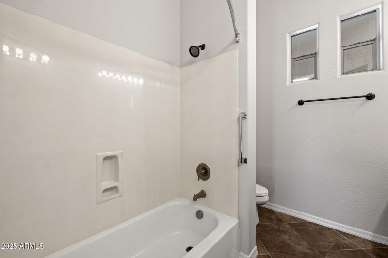 Hall bath tub and shower