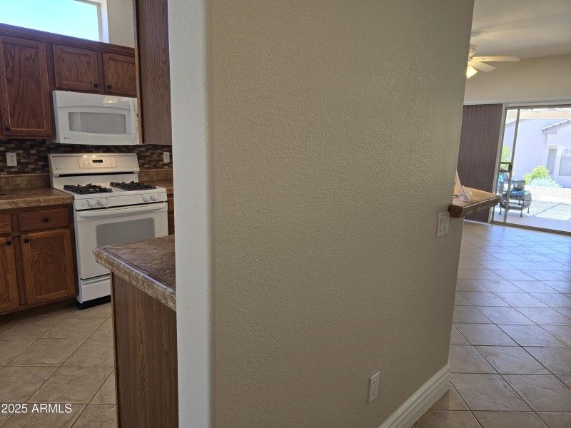 Door into kitchen