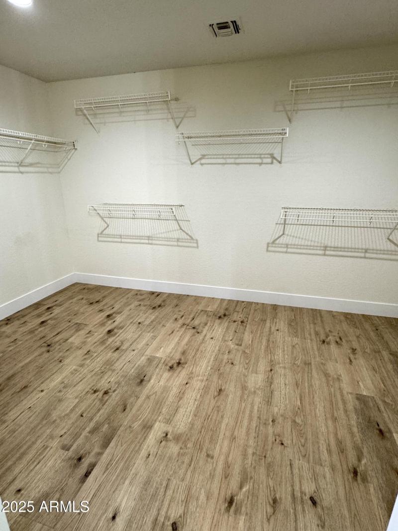 V Large walk-in closets