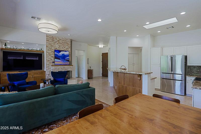 Greatroom, Dining and Kitchen