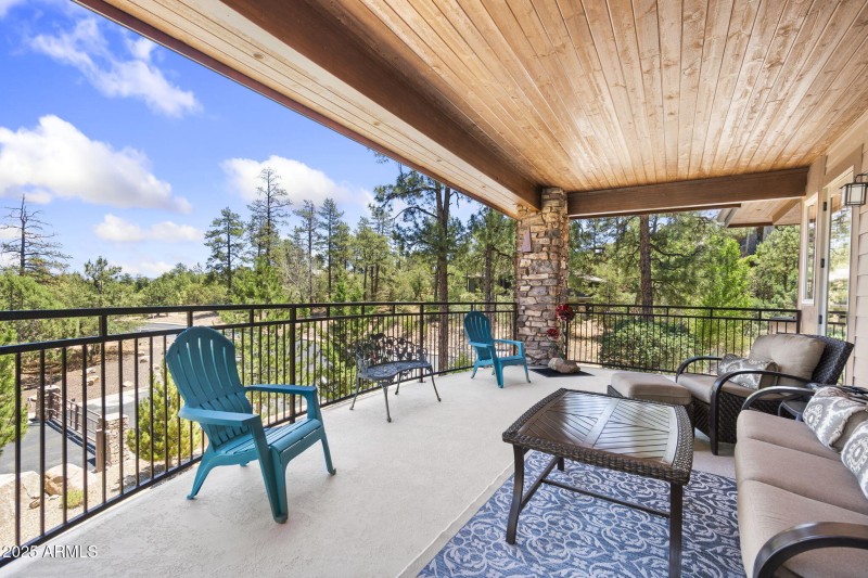 Wrap Around Deck Upstairs