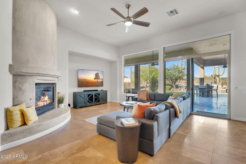 Spacious family room