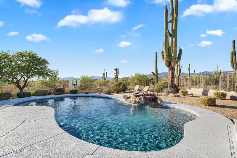 Sparkling heated pool!