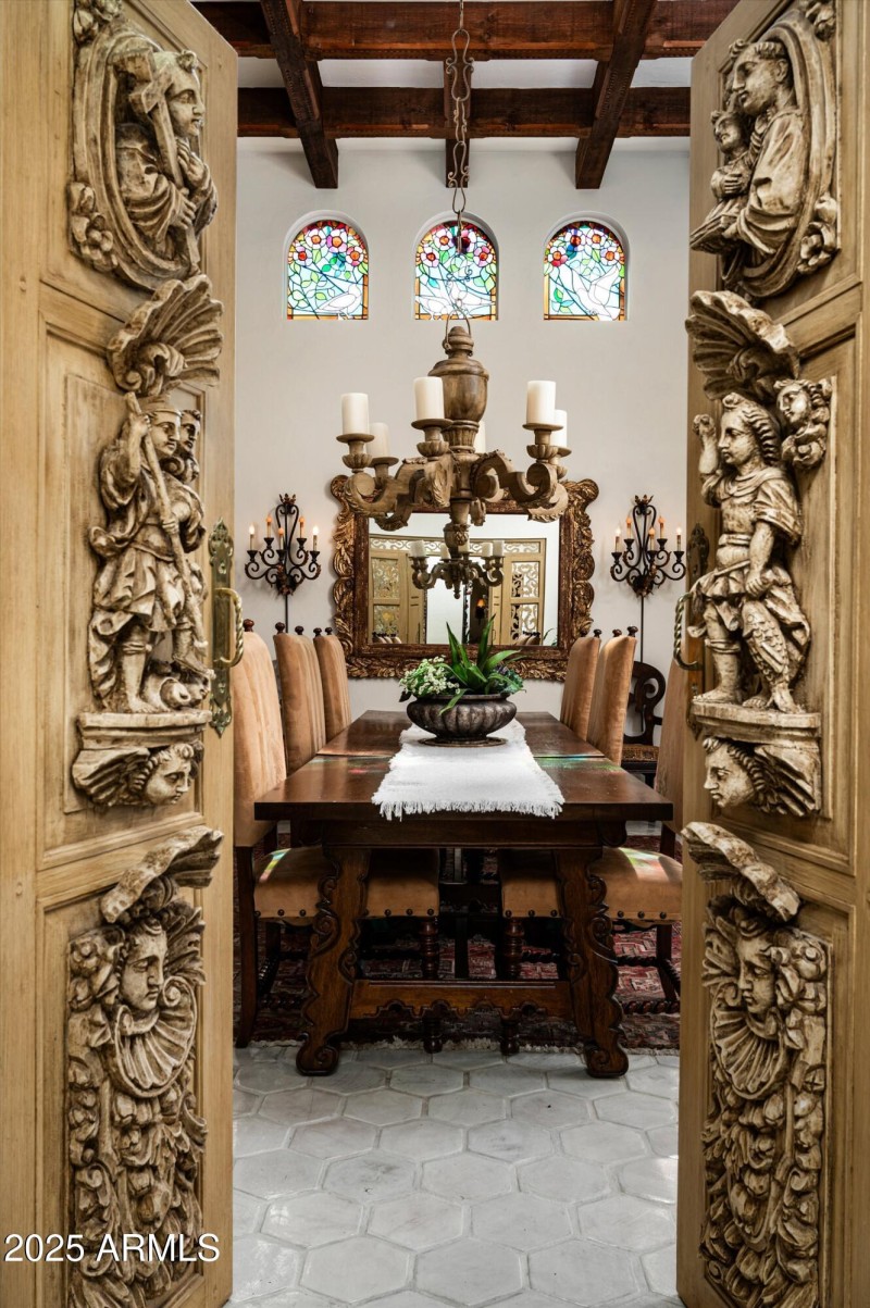 Formal dining entry