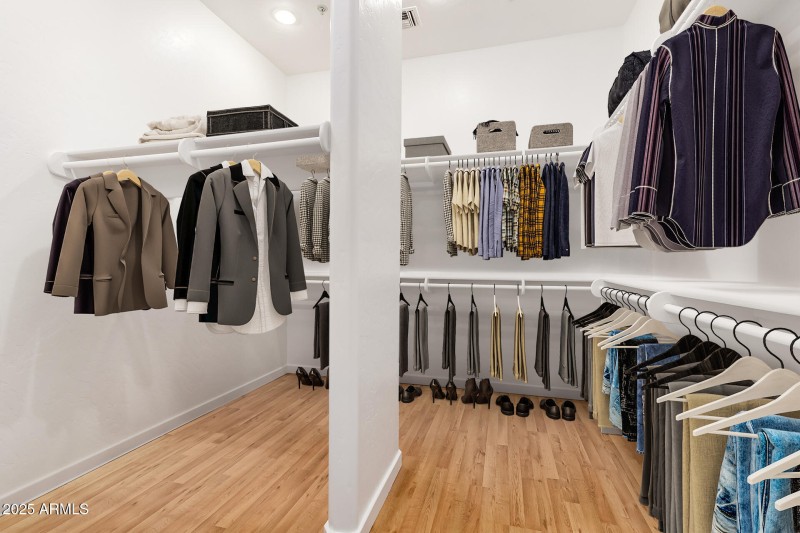 Virtually Staged - Walk-in Closet