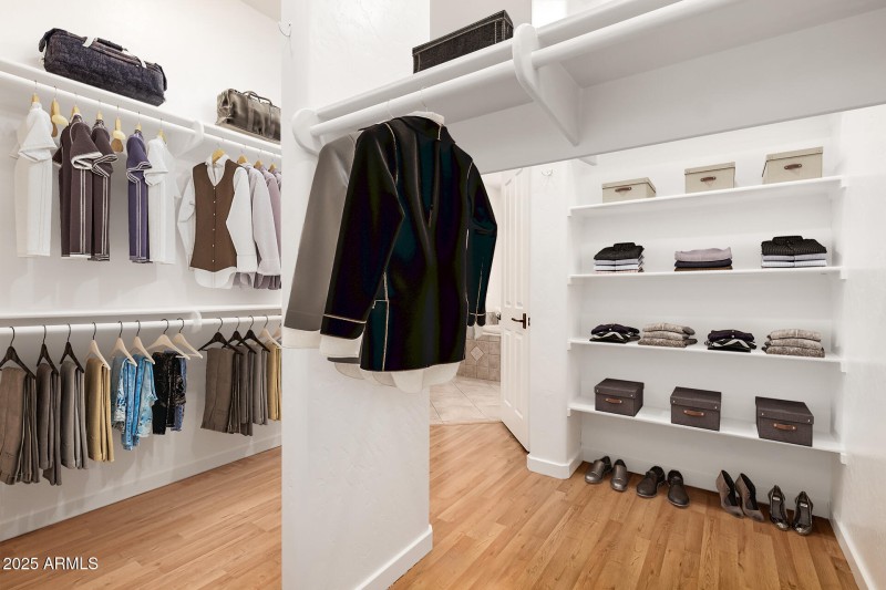 Virtually Staged - Walk-in Closet