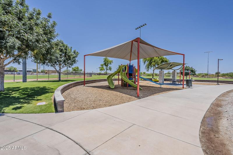 Community Playground with Shade