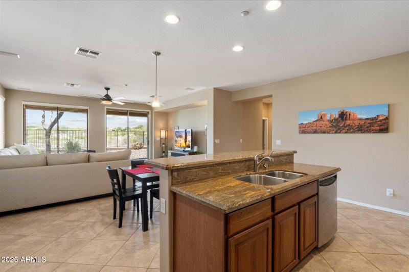 Kitchen & Great Room With a View