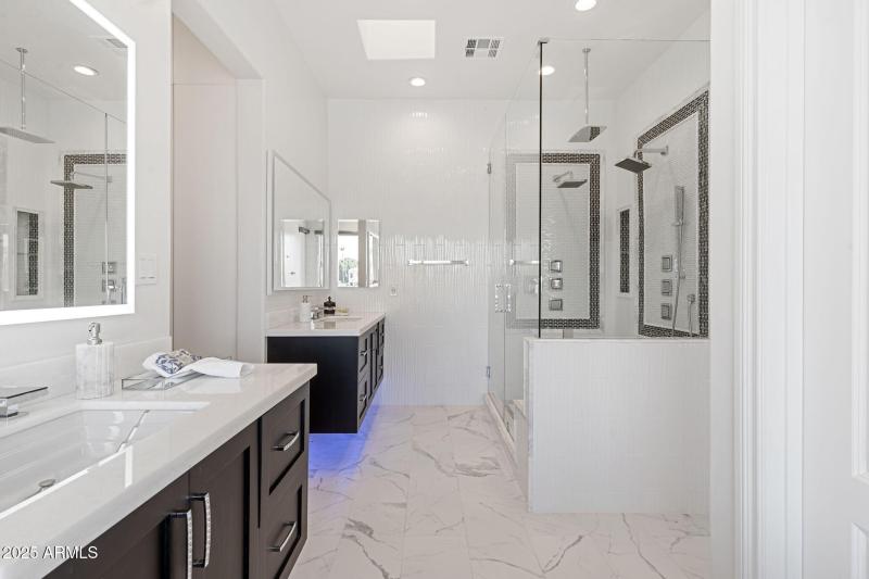 Primary suite bathroom