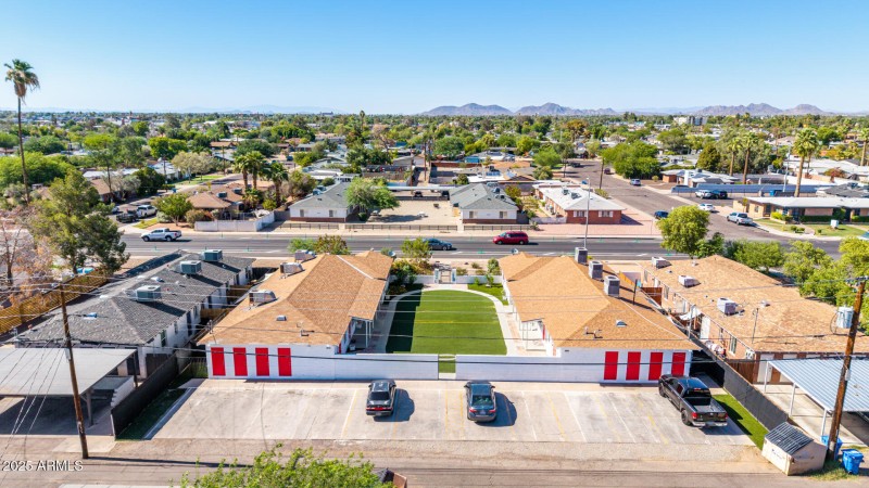 Aerial looking North