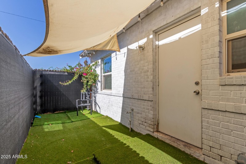 Back area