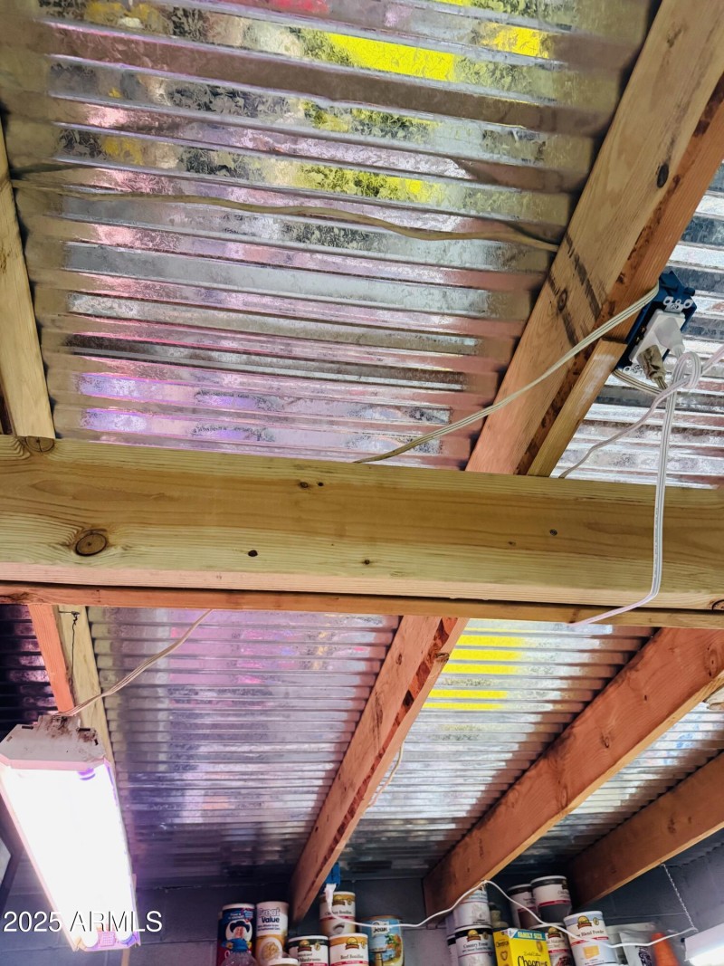 Ceiling safe room covers concrete