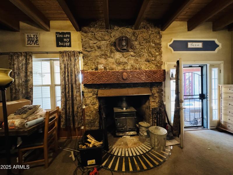 Custom fireplace/mantel