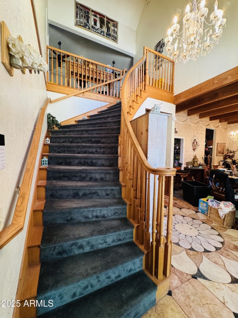 Curved custom staircase