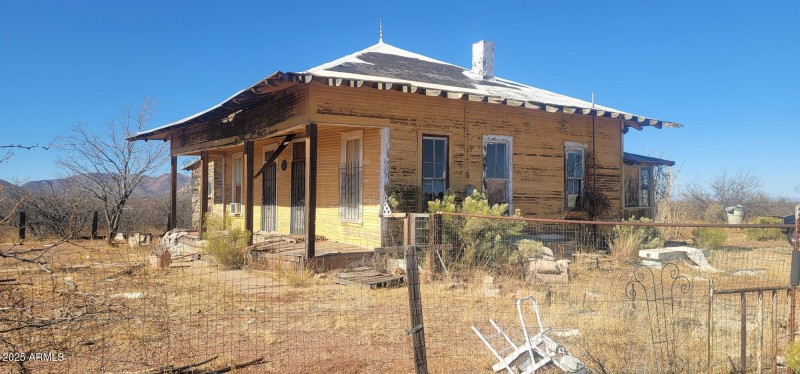 Hwy 80 side of the old post office house