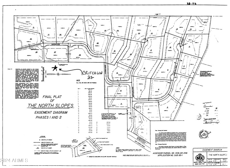 Subdivision Plat Map - Lot 27