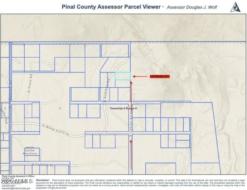CORTEZ LOT 1 MAP